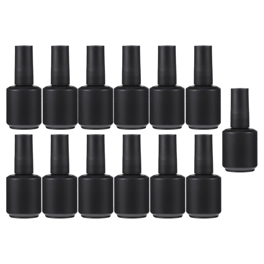 Gel Refill Pack - ขวดแก้วเก็บยาทาเล็บคุณภาพสูง 13 ชิ้น ขวดแบ่งบรรจุเจลทาเล็บแบบเติมได้ เหมาะสำหรับเป็นของขวัญสำหรับทำเล็บ