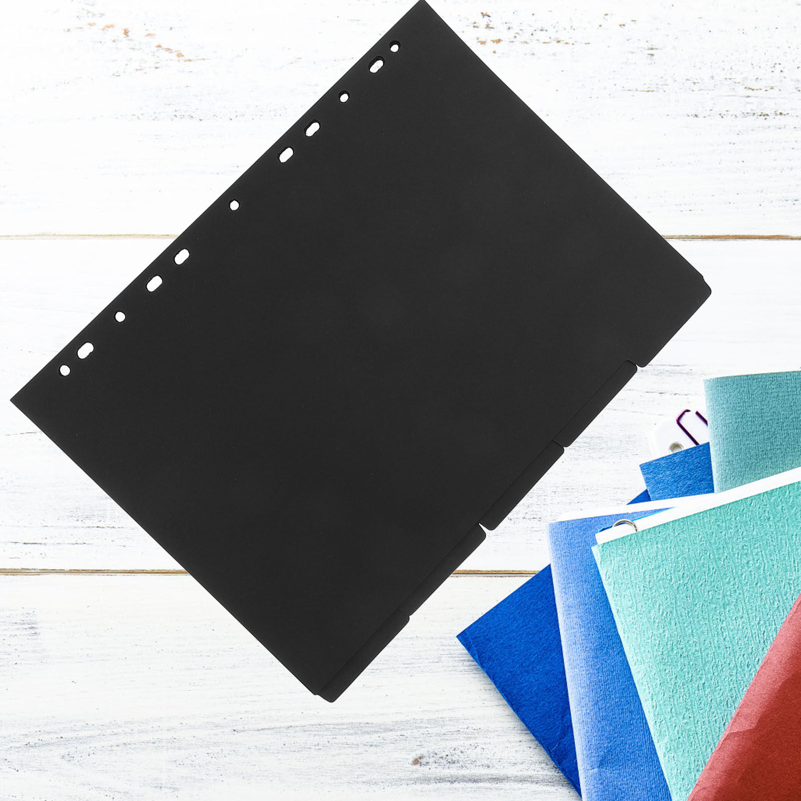 Tab Divider A4 - แผ่นแบ่งหน้าเอกสาร 5 แผ่น แบบถอดได้ สำหรับจัดระเบียบสมุดโน้ต A4
