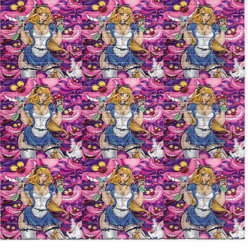 Ink Blotter Paper - เซ็กซี่อลิซ LSD ประสาทหลอน Acid ฟรี Blotter