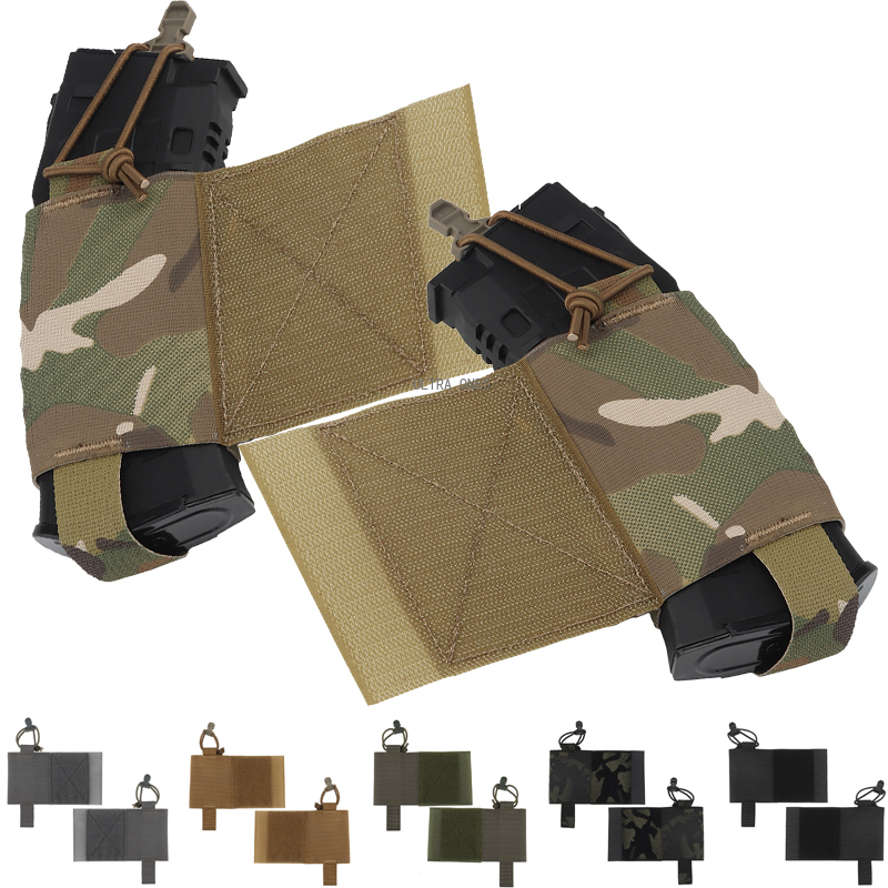Magazine Holder Rack - เสื้อกั๊กยุทธวิธี V2 กระเป๋าด้านข้างยืดหยุ่นผู้ถือวิทยุกระเป๋านิตยสารกระเป๋าปรับการเก็บรักษาการล่าสัตว์เสื้อกั๊กอุปกรณ์วิทยุด้านข้าง Pack