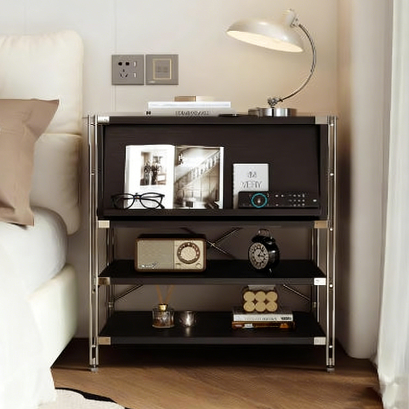 Magazine Holder Rack - ที่เก็บของแบบเรียบง่าย ชั้นวางของในห้องนั่งเล่น ชั้นวางของในโถงทางเข้า ชั้นวางของสมัยใหม่สำหรับเก็บแผ่นเสียงและนิตยสาร ชั้นวางของข้างโซฟาแบบตั้งพื้น