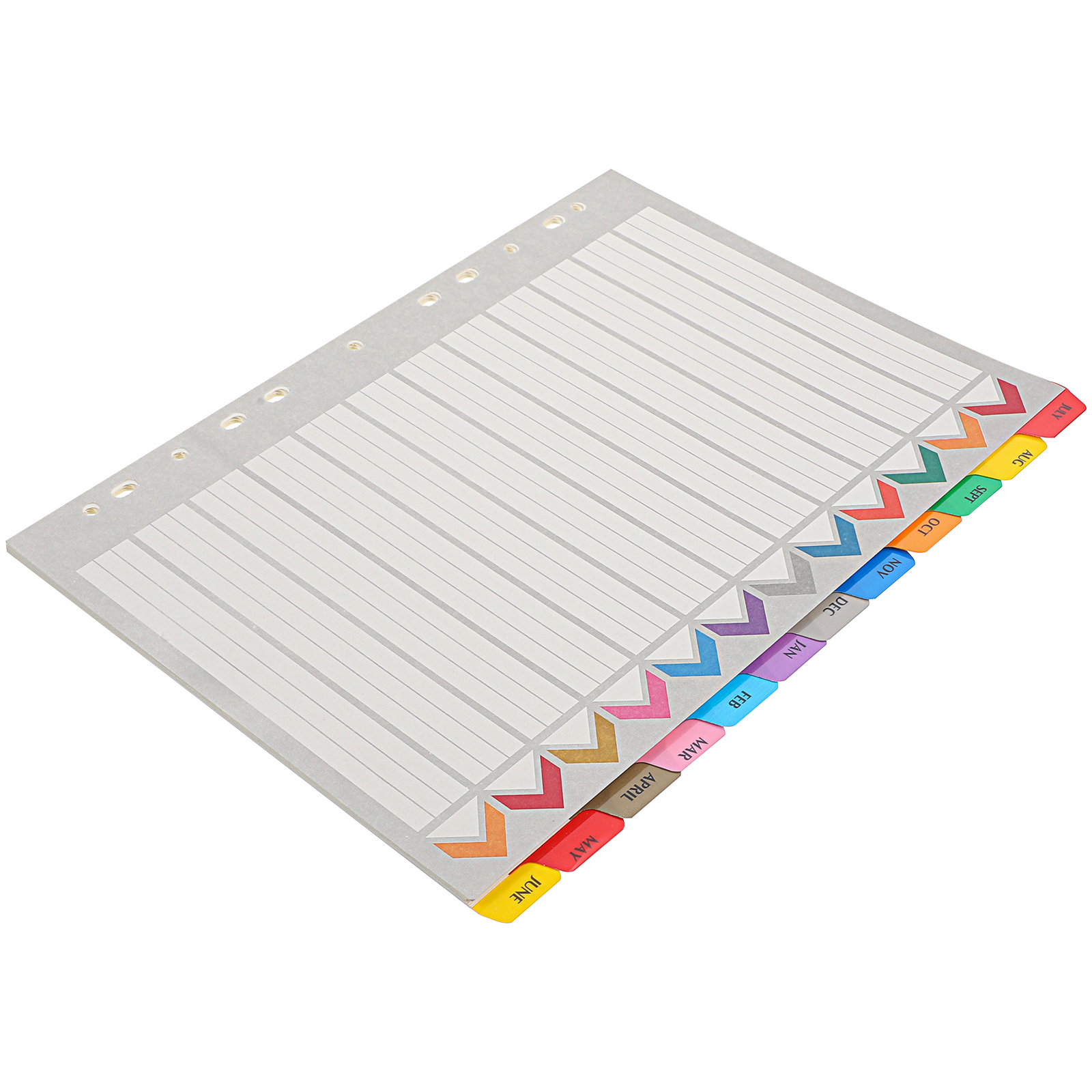 แผ่นแบ่งเอกสารแบบถอดได้ 12 แผ่ - Tab Divider A4 บทวิจารณ์และราคา