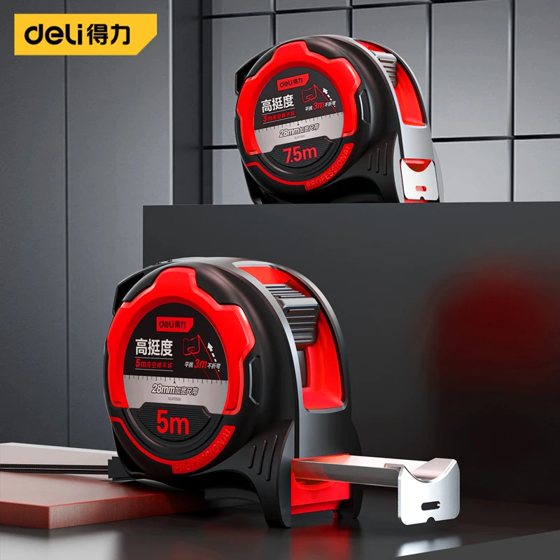 Deli 5/7.5M Thicken เหล็กคาร์บ - Tape Dispenser Weighted บทวิจารณ์และราคา