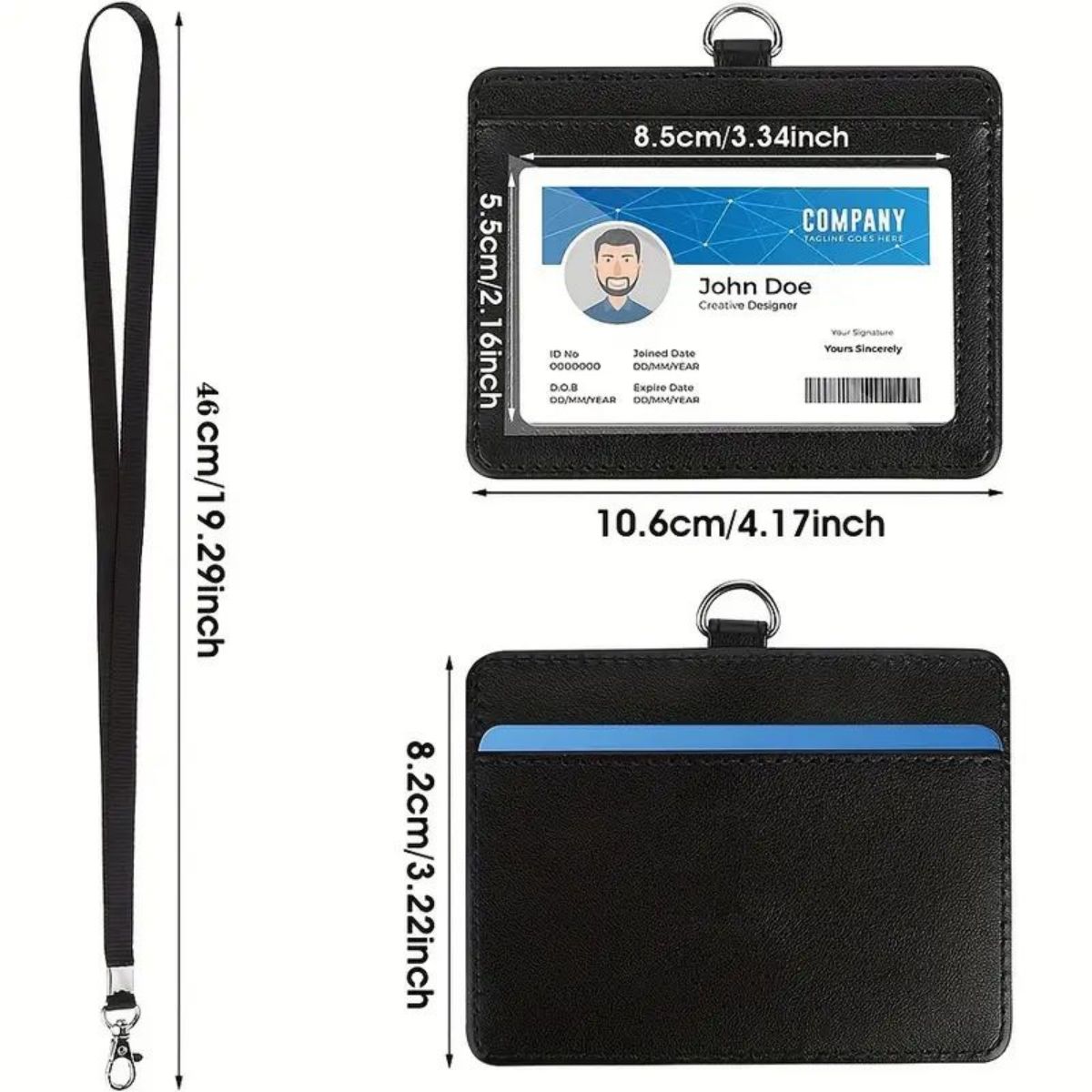 ที่ใส่ป้าย ID แนวนอน 1 ชิ้นพร้ - Index Card Holder บทวิจารณ์และราคา