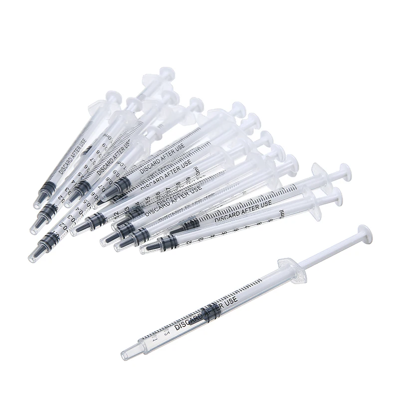 20 ชิ้น หลอดฉีดยาพลาสติกแบบใช้ - Gel Refill Pack บทวิจารณ์และราคา
