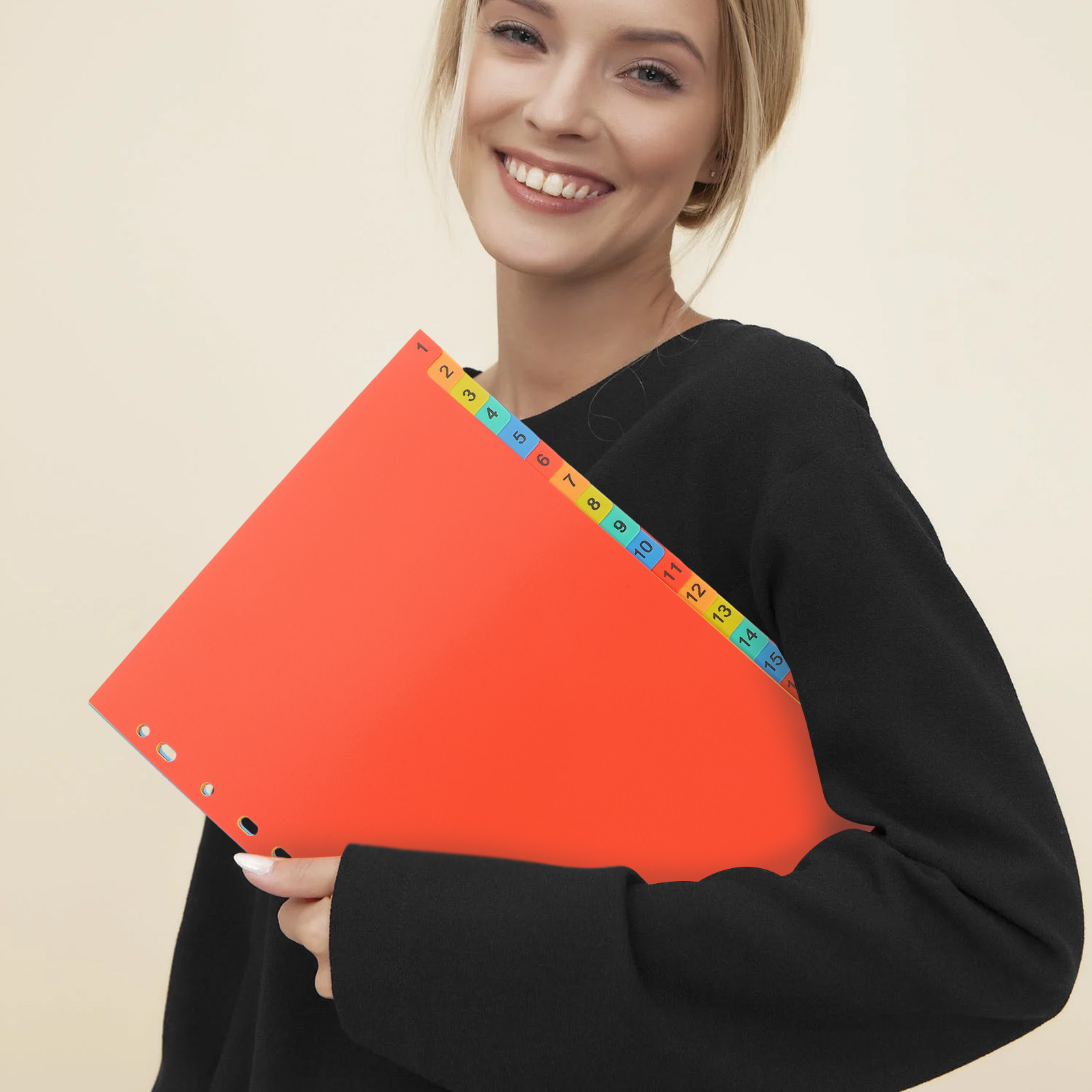แผ่นแบ่งเอกสารพลาสติก A4 จำนวน - Tab Divider A4 บทวิจารณ์และราคา