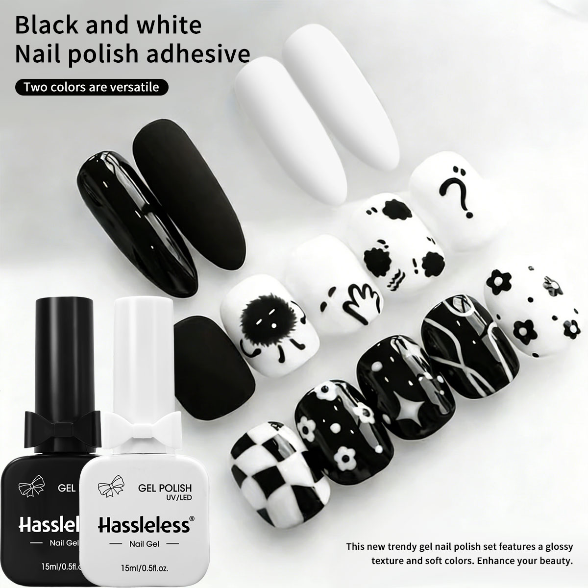 ชุดยาทาเล็บเจลสีขาวบริสุทธิ์ + - Gel Refill Pack บทวิจารณ์และราคา
