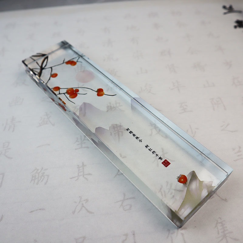 Glass Paperweight จีนแบบดั้งเด - Book Weight Glass บทวิจารณ์และราคา